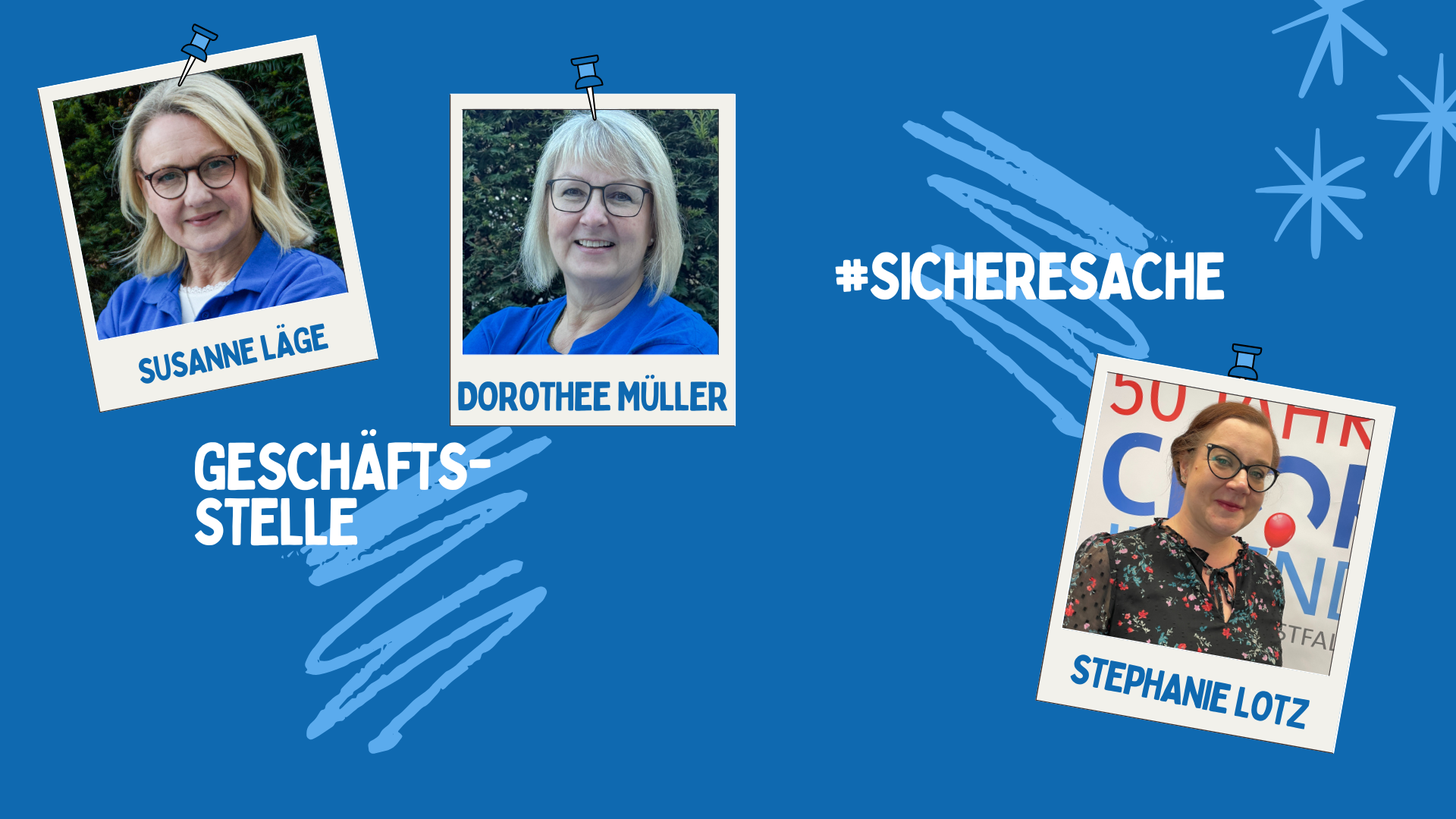 Susanne Läge, Dorothee Müller und Stephanie Lotz